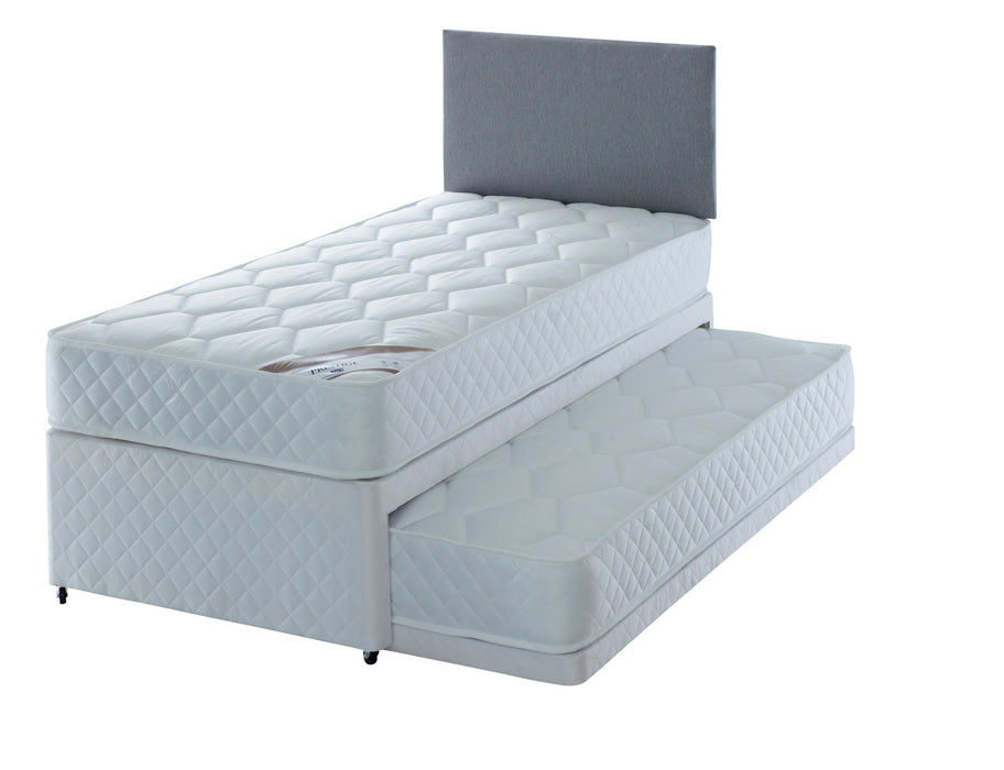 guest bed with trundle tucked underneath