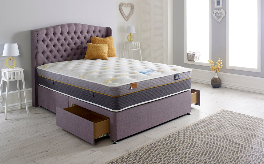 Cloud Lite® Splendour foam pocket sprung mattress and divan bed with drawers