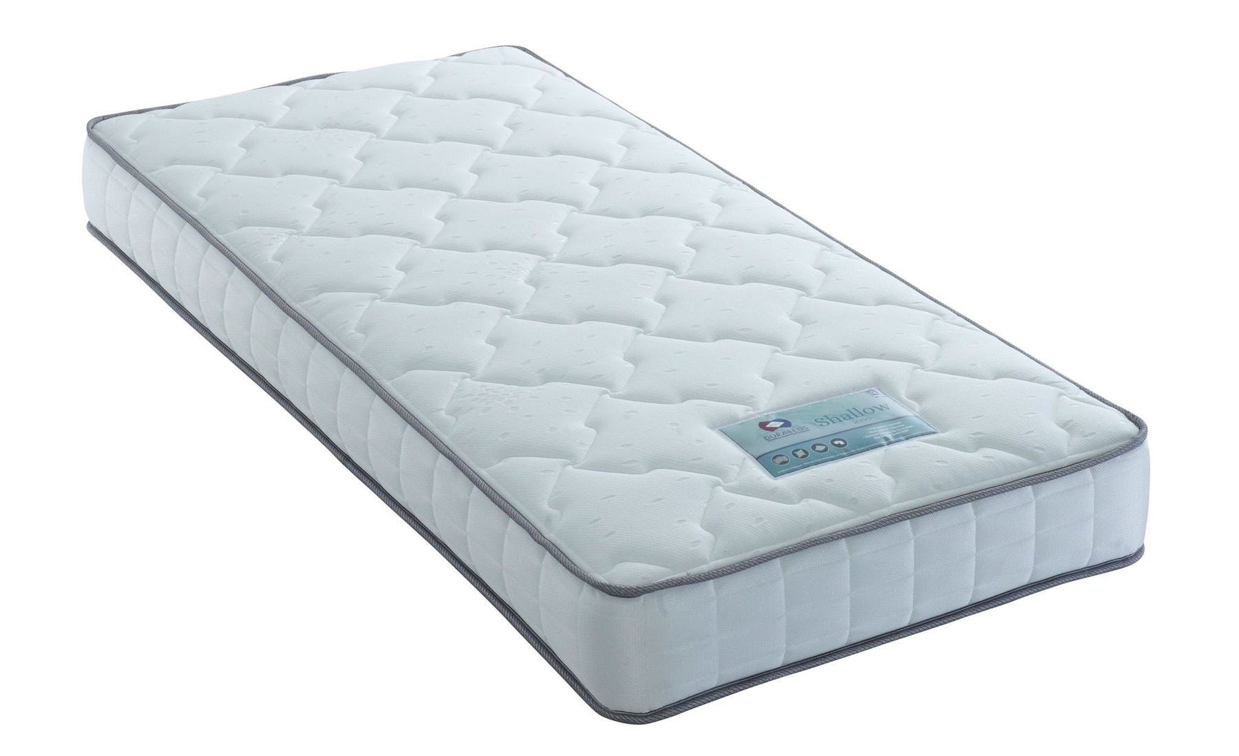 single shallow pocket sprung mattress