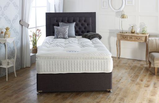  Sicily pocket sprung pillow top mattress and divan bed 