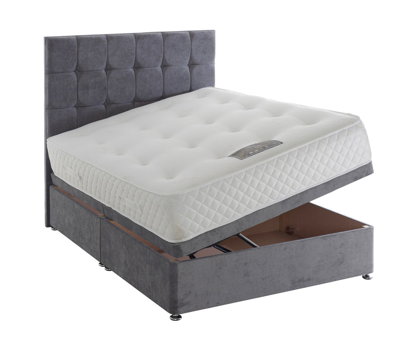 Side Open Ottoman Storage Bed with Pocket Sprung Mattress