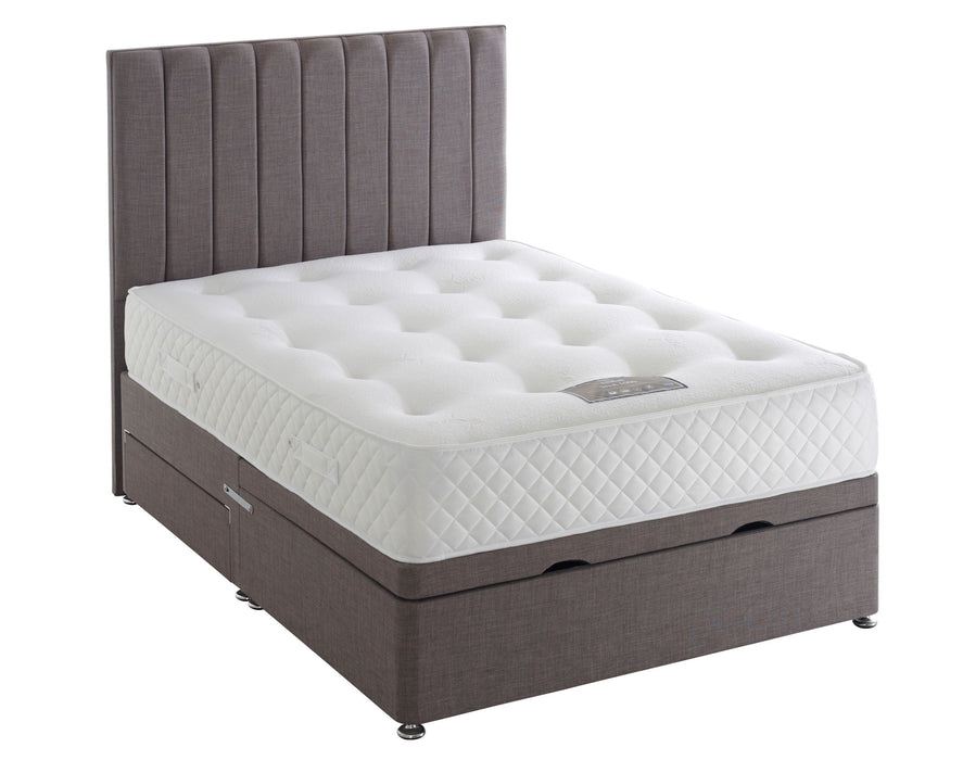 half ottoman bed with draw and mattress