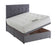Full side open ottoman bed base with mattress