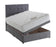 Vermont mattress on a side lift ottoman storage bed