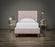 pink daisy Chesterfield bed, mattress and tables